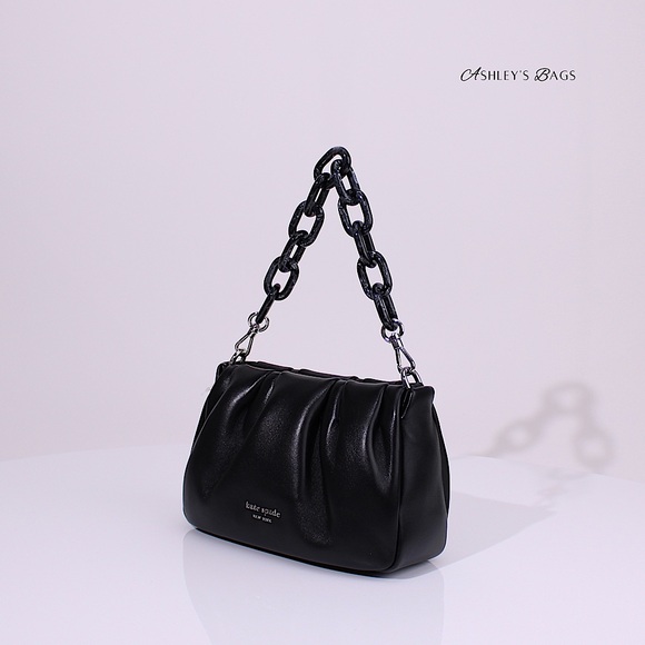 Kate Spade Souffle Crossbody In Black - Picture 3 of 11